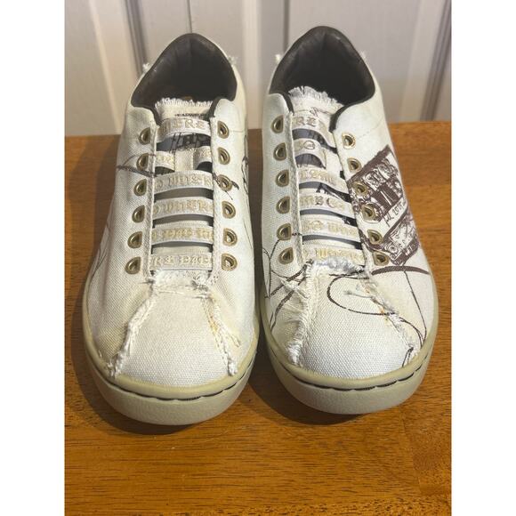 L.A.M.B. Canvas Rasta Sneakers Y2K - Picture 2 of 11